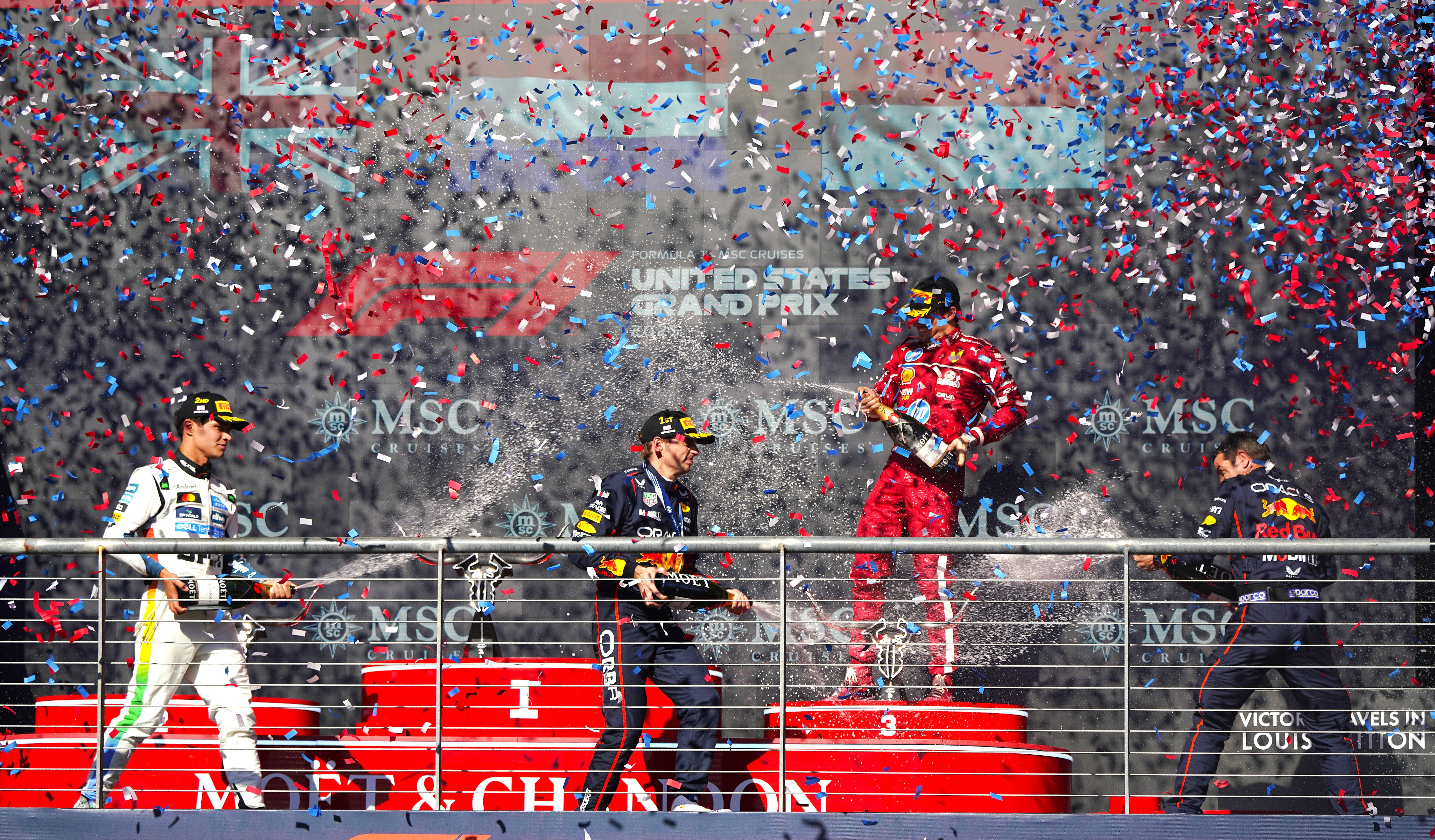 红牛车队轻取法拉利，勒克莱尔带队取胜